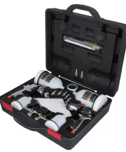 Husky HVLP and Standard Gravity Feed Spray Gun Kit -FixPro Store husky pneumatic paint sprayers hdk00600sg 40 1000
