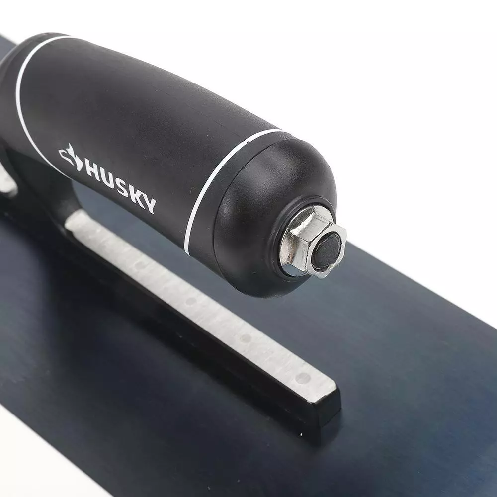 Husky 16 in. x 4-1/2 in. Pro Blue Steel Pool Trowel 8 Husky 16 in. x 4-1/2 in. Pro Blue Steel Pool Trowel - Image 6