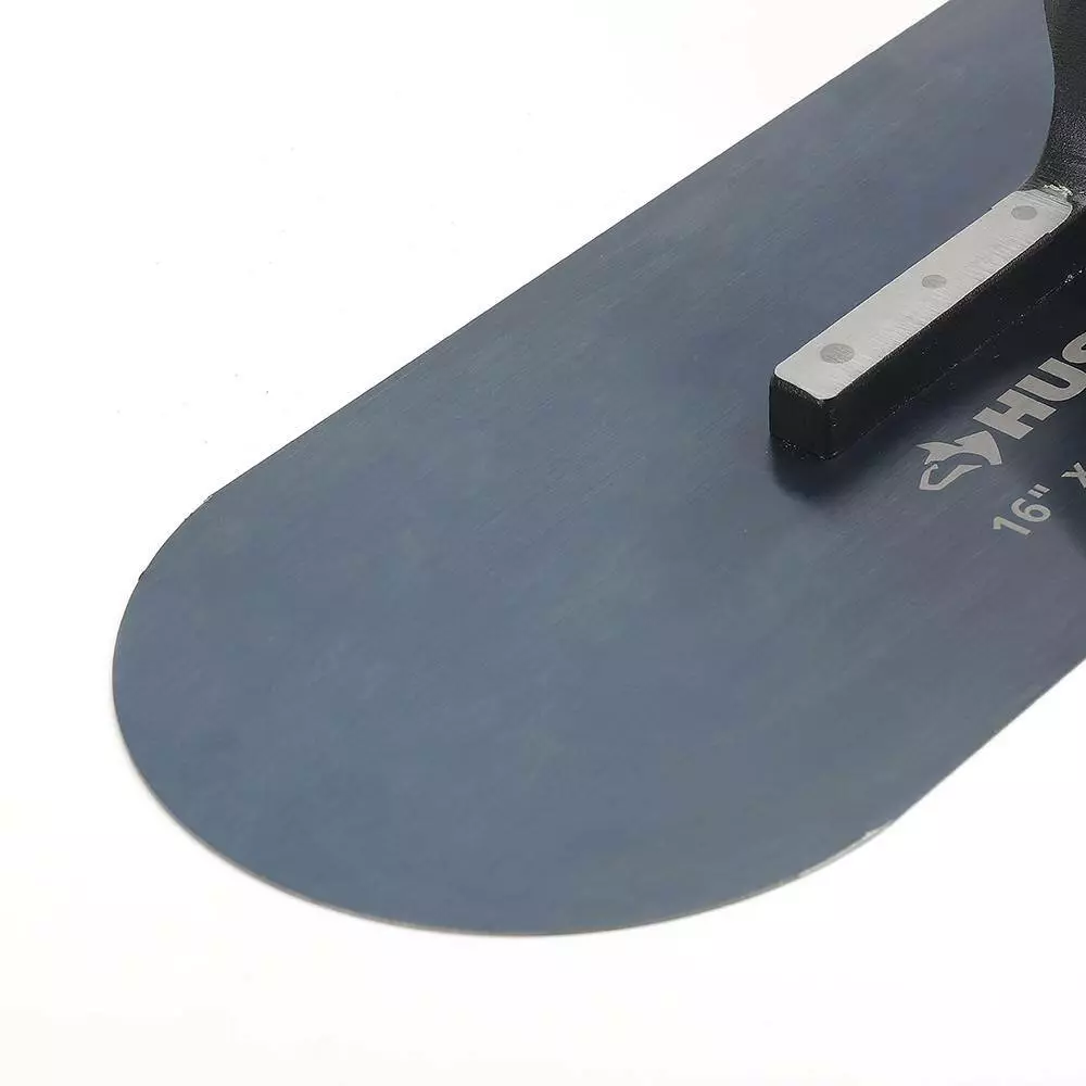 Husky 16 in. x 4-1/2 in. Pro Blue Steel Pool Trowel 6 Husky 16 in. x 4-1/2 in. Pro Blue Steel Pool Trowel - Image 4