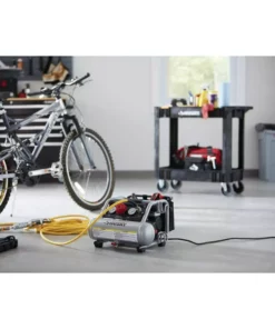 Husky 1 Gal. Portable Electric-Powered Silent Air Compressor -FixPro Store husky portable air compressors 3300113 1d 1000