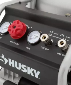 Husky 4.5 Gal. Portable Electric-Powered Silent Air Compressor 18 Husky 4.5 Gal. Portable Electric-Powered Silent Air Compressor -FixPro Store husky portable air compressors 3320445 1d 1000