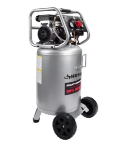 Husky 20 Gal. Vertical Electric-Powered Silent Air Compressor -FixPro Store husky portable air compressors 3332013 1d 1000