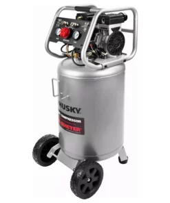 Husky 20 Gal. Vertical Electric-Powered Silent Air Compressor -FixPro Store husky portable air compressors 3332013 40 1000