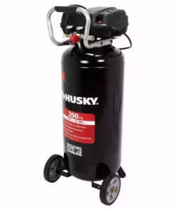 Husky 20 Gal. 200 PSI Oil Free Portable Vertical Electric Air Compressor -FixPro Store husky portable air compressors c202h c3 1000