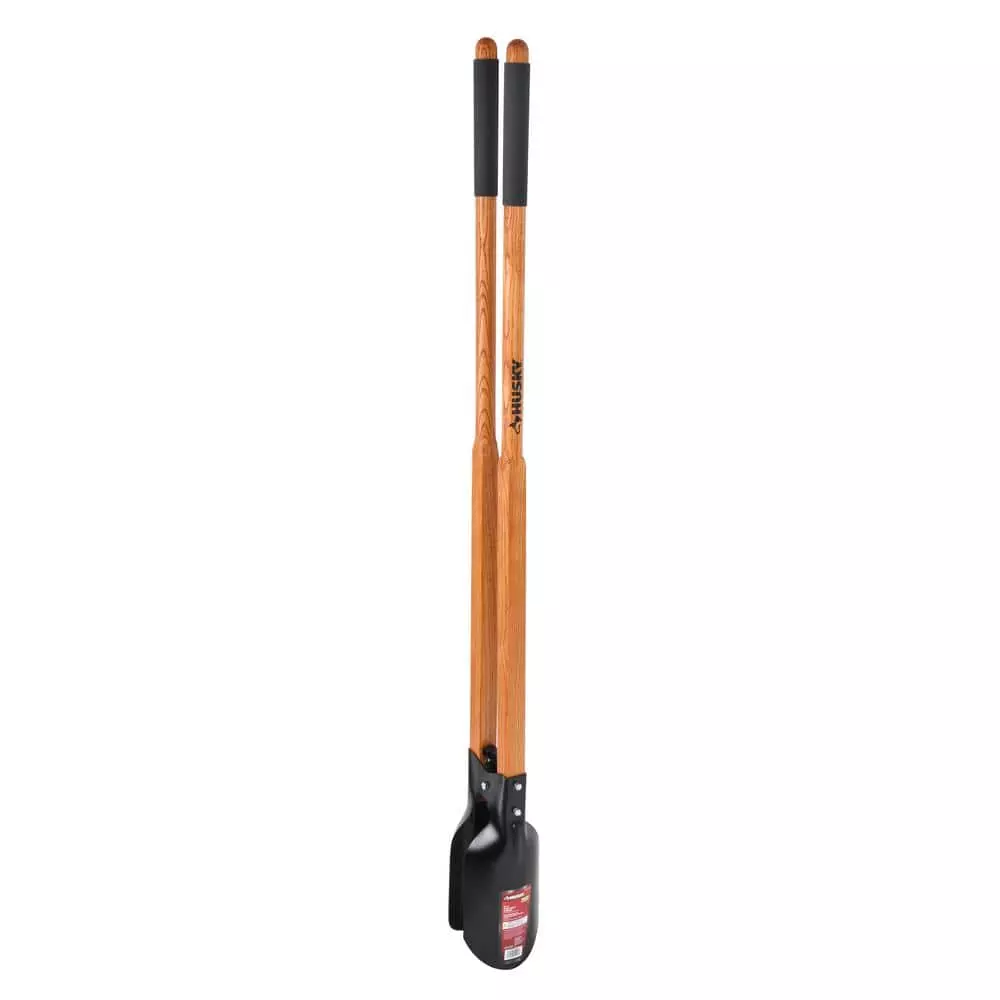 Husky 47 in. L Wood Handle Post Hole Digger with Grip 6 Husky 47 in. L Wood Handle Post Hole Digger with Grip - Image 4
