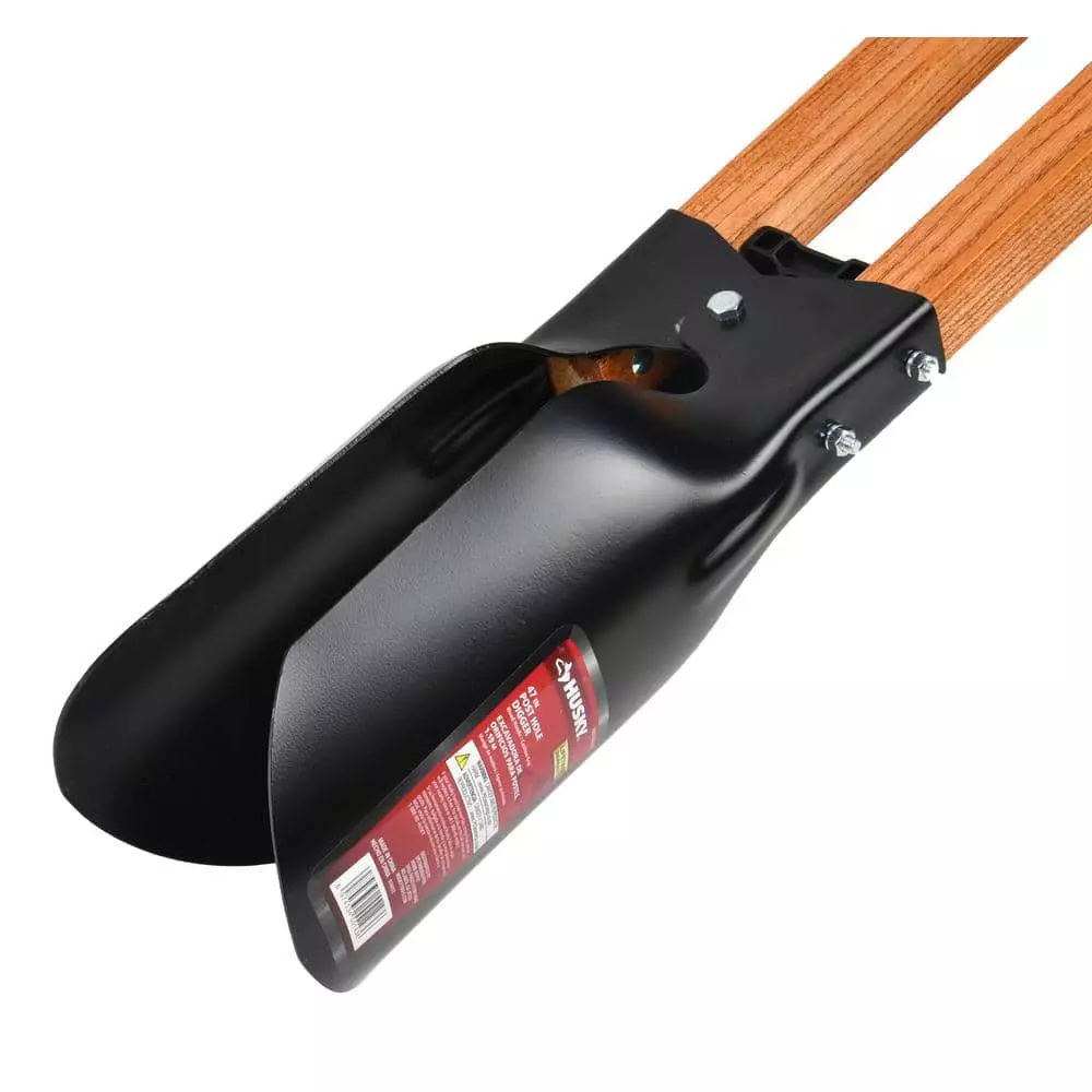 Husky 47 in. L Wood Handle Post Hole Digger with Grip 5 Husky 47 in. L Wood Handle Post Hole Digger with Grip - Image 3
