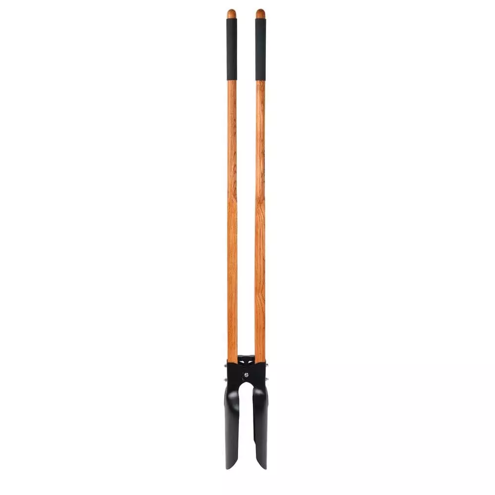 Husky 47 in. L Wood Handle Post Hole Digger with Grip 3 Husky 47 in. L Wood Handle Post Hole Digger with Grip