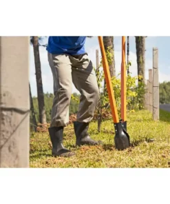 Husky 47 in. L Wood Handle Carbon Steel Post Hole Digger with Grip -FixPro Store husky post hole diggers 77570 950 44 1000