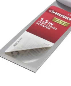 Husky 1.5 in. Stiff Chisel Scraper 10 Husky 1.5 in. Stiff Chisel Scraper -FixPro Store husky putty knife 18pt0853 1f 1000