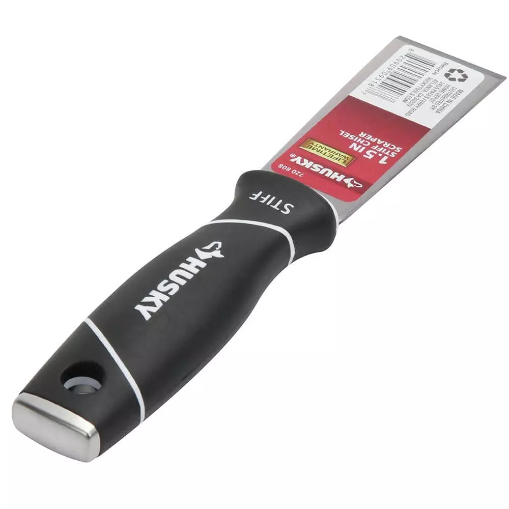 Husky 1.5 in. Stiff Chisel Scraper 4 Husky 1.5 in. Stiff Chisel Scraper - Image 2
