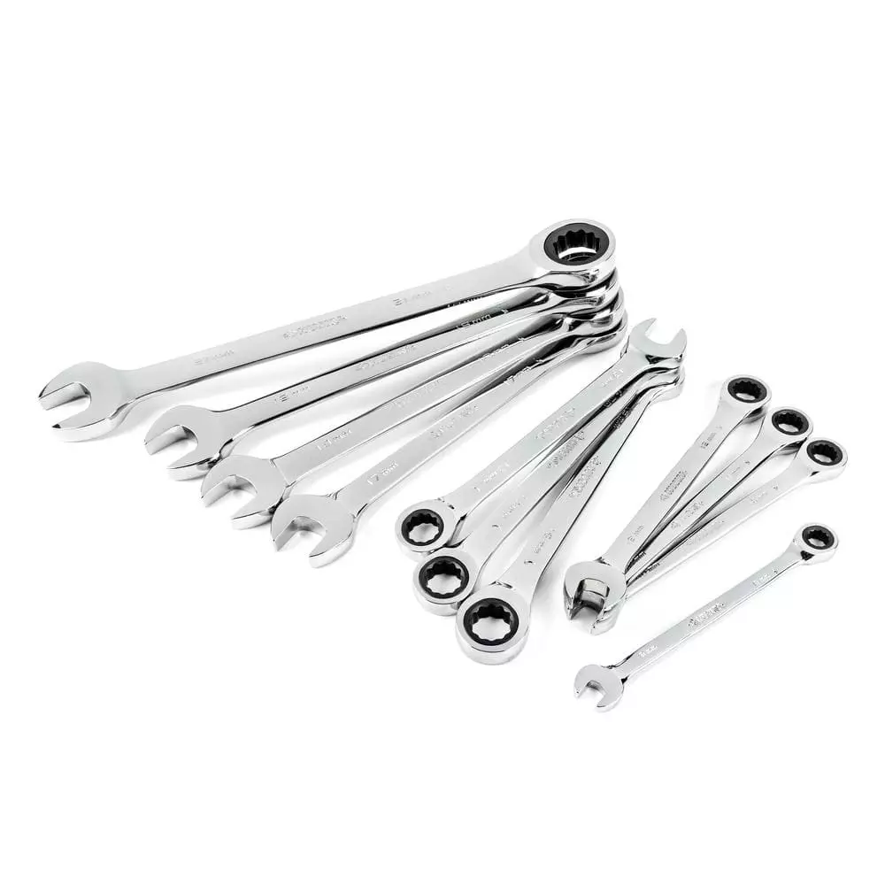 Husky Ratcheting Metric Combination Wrench Set (11-Piece) 3 Husky Ratcheting Metric Combination Wrench Set (11-Piece)