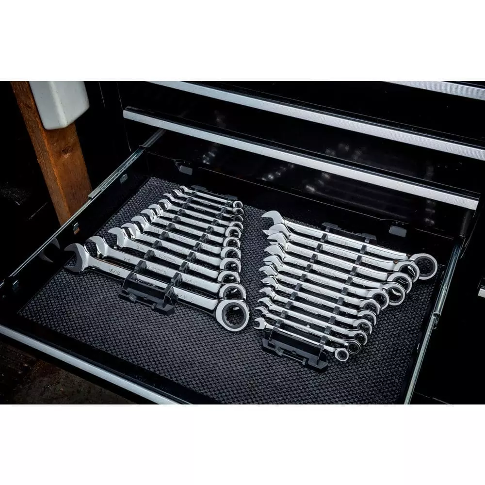 Husky Ratcheting SAE Combination Wrench Set (11-Piece) 9 Husky Ratcheting SAE Combination Wrench Set (11-Piece) - Image 7