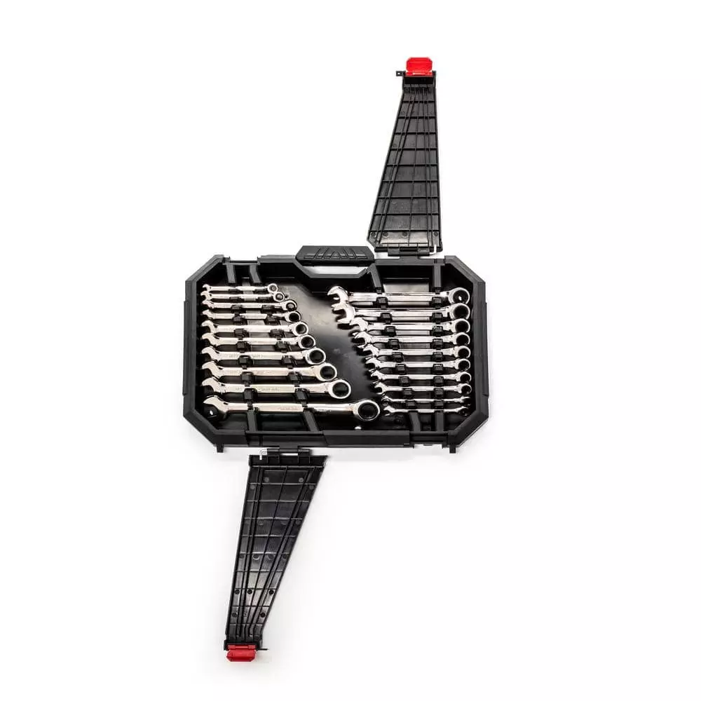 Husky 72-Tooth Ratcheting SAE/MM Combination Wrench Set (20-Piece) 11 Husky 72-Tooth Ratcheting SAE/MM Combination Wrench Set (20-Piece) - Image 9