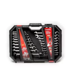 Husky 72-Tooth Ratcheting SAE/MM Combination Wrench Set (20-Piece) 20 Husky 72-Tooth Ratcheting SAE/MM Combination Wrench Set (20-Piece) -FixPro Store husky ratcheting wrenches hrw20pcsmn 06 4f 1000