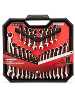 Husky SAE and Metric Ratcheting Wrench Set (24-Piece) -FixPro Store husky ratcheting wrenches hrw24pc 4f 1000