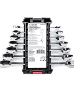 Husky Ratcheting SAE Combination Wrench Set (7-Piece) -FixPro Store husky ratcheting wrenches hrw7pcsaen 1f 1000
