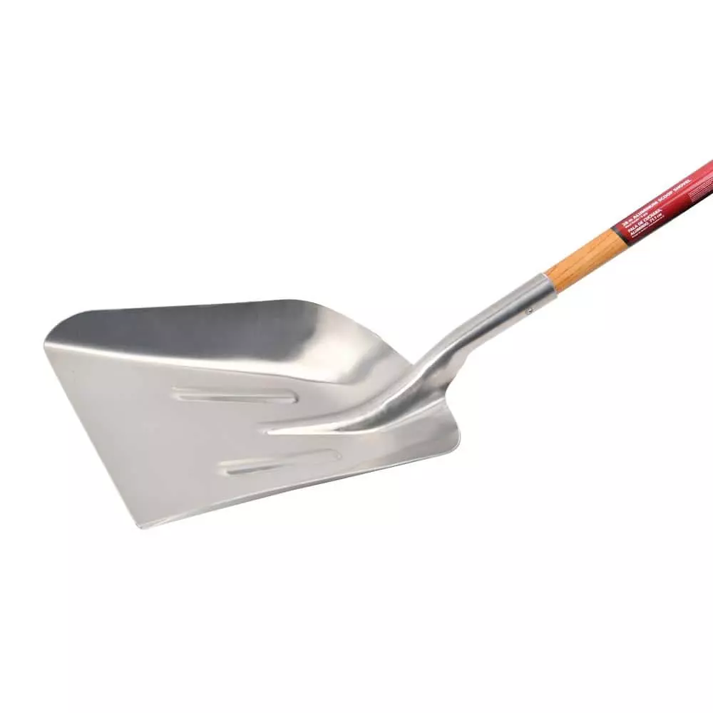 Husky 28 in. D-Grip Short Wood Handle Aluminum Scoop Shovel 4 Husky 28 in. D-Grip Short Wood Handle Aluminum Scoop Shovel - Image 2