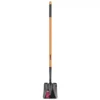 Husky 47 in. L Wood Handle Carbon Steel Transfer Shovel with Grip