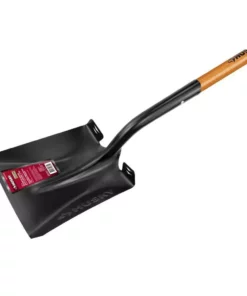 Husky 5-Piece 47 in. L Wood Handle Carbon Steel Transfer Shovel with Grip Garden Tool Set -FixPro Store husky shovels 78115 942 1f 1000