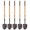 Husky 5-Piece 47 in. L Wood Handle Carbon Steel Digging Shovel with Grip Garden Tool Set 1 Husky 5-Piece 47 in. L Wood Handle Carbon Steel Digging Shovel with Grip Garden Tool Set -FixPro Store husky shovels 78115 944 64 1000