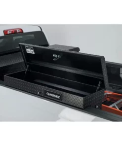Husky 46.8 in. Matte Black Aluminum Lo-Side Side Mount Truck Tool Box -FixPro Store husky side truck tool boxes 102300 53 01 44 1000