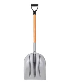 Husky 31 in. D-Grip Short Wood Handle Poly Scoop Shovel -FixPro Store husky snow shovels 618023 66 1000