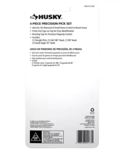 Husky Precision Hook and Pick Tool Set (4-Piece) -FixPro Store husky specialty hand tools 60004h 1d 1000
