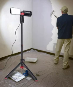 Husky 7000 Lumens Portable Corded LED Work Light with Tripod -FixPro Store husky standing work lights 7901304012 31 1000