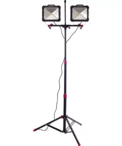 Husky 10,000-Lumen Twin-Head LED Work Light