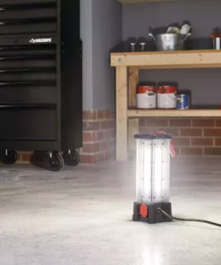 Husky 10,000-Lumen Area Utility LED Work Light -FixPro Store husky standing work lights k40190 1f 1000