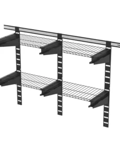 Husky 24 in. Vertical Rail for Garage Wall Track System -FixPro Store husky track systems 70220hwvr 40 1000