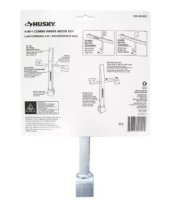 Husky 4-in-1 Combination Water Meter Valve Tool -FixPro Store husky water meter keys 410 409 0111 4f 1000