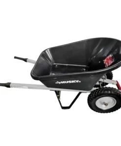Husky 6 cu. ft. Plastic Wheelbarrow