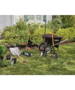 Husky 6 cu. ft. Poly Wheelbarrow with Dual Flat Free Tires 13 Husky 6 cu. ft. Poly Wheelbarrow with Dual Flat Free Tires -FixPro Store husky wheelbarrows wb5 fa 1000