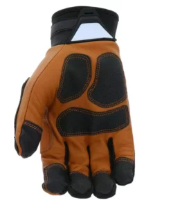 Husky Large Grain Goatskin Leather Performance Impact Work Glove with Spandex Back -FixPro Store husky work gloves hk84015 lcc6 a0 1000