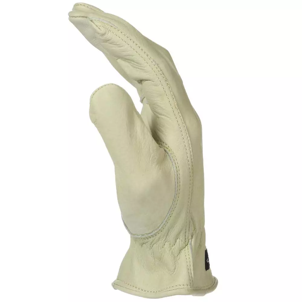 Husky Medium Grain Cowhide Water Resistant Leather Work Glove 8 Husky Medium Grain Cowhide Water Resistant Leather Work Glove - Image 6