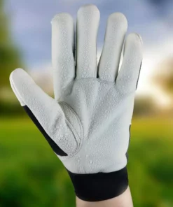 Husky Large Grain Cowhide Water Resistant Leather Performance Work Glove with Spandex Back -FixPro Store husky work gloves hk86025 lcc6 4f 1000