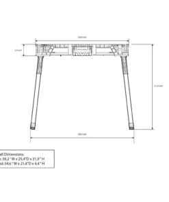 Husky 1.8 ft. x 3 ft. Portable Jobsite Workbench -FixPro Store husky workbenches 224317 1f 1000