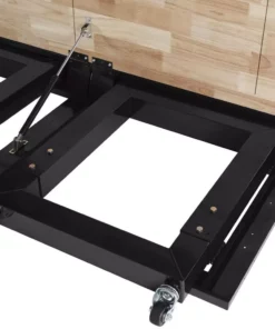 Husky 6 ft. Folding Adjustable Height Solid Wood Top Workbench in Black -FixPro Store husky workbenches g7200fw us a0 1000