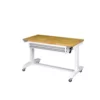 Husky 46 in. Adjustable Height Work Table with 2-Drawers in White -FixPro Store husky workbenches holt4602bj2 64 1000