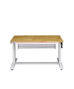Husky 46 in. Adjustable Height Work Table with 2-Drawers in White 28 Husky 46 in. Adjustable Height Work Table with 2-Drawers in White -FixPro Store husky workbenches holt4602bj2 fa 1000