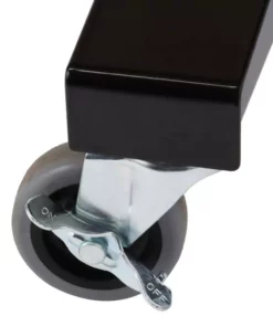 Husky 46 in. W x 24 in. D Steel Adjustable Height Solid Wood Top Workbench Table in Black -FixPro Store husky workbenches holt46xdb12 d4 1000