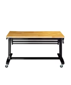 Husky 52 in. Adjustable Height Work Table with 2-Drawers in Black 26 Husky 52 in. Adjustable Height Work Table with 2-Drawers in Black -FixPro Store husky workbenches holt5202b12 44 1000