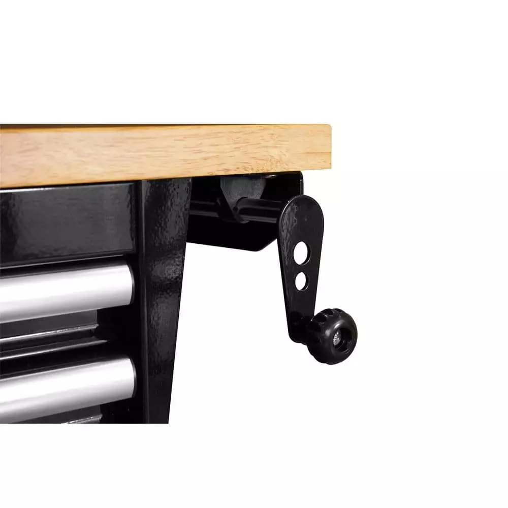 Husky 52 in. Adjustable Height Work Table with 2-Drawers in Black 15 Husky 52 in. Adjustable Height Work Table with 2-Drawers in Black - Image 13