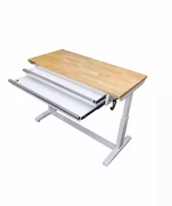 Husky 52 in. Adjustable Height Workbench Table with 2-Drawers in White 21 Husky 52 in. Adjustable Height Workbench Table with 2-Drawers in White -FixPro Store husky workbenches holt5202bj1 77 1000