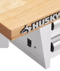 Husky 52 in. Adjustable Height Workbench Table with 2-Drawers in White 18 Husky 52 in. Adjustable Height Workbench Table with 2-Drawers in White -FixPro Store husky workbenches holt5202bj1 a0 1000