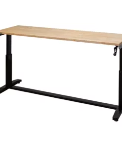 Husky 72 in. Adjustable Height Work Table -FixPro Store husky workbenches holt72xdb11 1d 1000