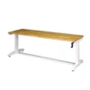 Husky 72 in. Adjustable Height Work Table in White