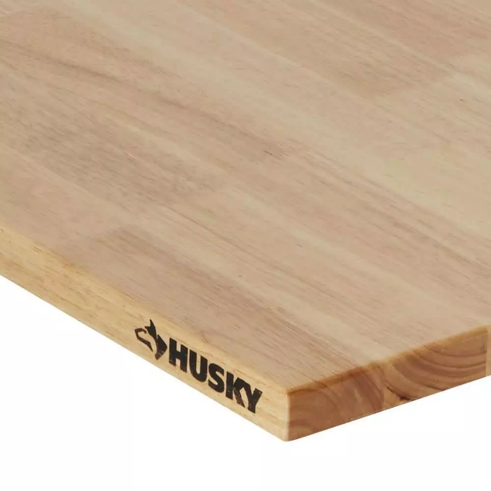 Husky 84 in. Solid Wood Work Surface for Heavy Duty Welded Steel Garage Storage System 5 Husky 84 in. Solid Wood Work Surface for Heavy Duty Welded Steel Garage Storage System - Image 3