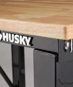 Husky 6 ft. Folding Adjustable Height Solid Wood Top Workbench in Black 20 Husky 6 ft. Folding Adjustable Height Solid Wood Top Workbench in Black -FixPro Store husky workbenches wsh72fwb 77 1000